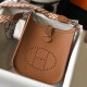 Replica Hermes Evelyne III TPM Mini Bag In Gold Clemence Leather Fake Hermes Evelyne III TPM Mini Bag In Gold Clemence Leather Replica