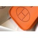 Replica Hermes Evelyne III TPM Mini Bag In Orange Clemence Leather Replica Hermes Evelyne III TPM Mini Bag In Orange Clemence Leather