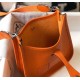 Replica Hermes Evelyne III TPM Mini Bag In Orange Clemence Leather Replica Hermes Evelyne III TPM Mini Bag In Orange Clemence Leather