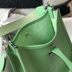 Replica Hermes Evelyne III TPM Mini Bag In Vert Criquet Clemence Leather