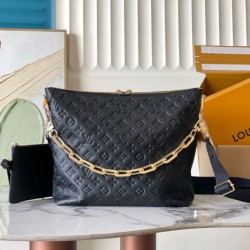 Replica Louis Vuitton Coussin Hobo MM Bag in Monogram Leather M12068