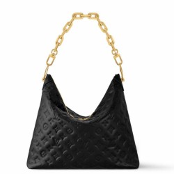 Replica Louis Vuitton Coussin Hobo MM Bag in Monogram Leather M12068