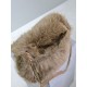 Fake YSL Saint Laurent Niki Large Shoulder Bag in Brown Shearling Replica Replica YSL Saint Laurent Niki Large Shoulder Bag in Brown Shearling