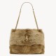 Fake YSL Saint Laurent Niki Large Shoulder Bag in Brown Shearling Replica Replica YSL Saint Laurent Niki Large Shoulder Bag in Brown Shearling