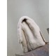 Replica YSL Saint Laurent Niki Oversized Shoulder Bag in White Shearling Replica YSL Saint Laurent Niki Oversized Shoulder Bag in White Shearling