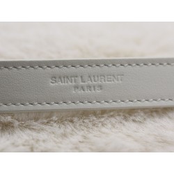 Replica YSL Saint Laurent Niki Oversized Shoulder Bag in White Shearling Replica YSL Saint Laurent Niki Oversized Shoulder Bag in White Shearling