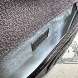 Replica Gucci ophidia small Men belt bag 752597 brown