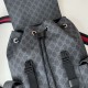 Replica Gucci gg black large men backpack 792080