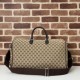 Replica Gucci gg canvas medium Men duffle bag 802095 Brown