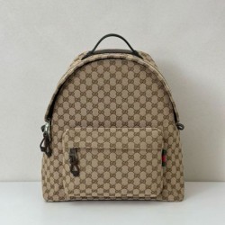 Replica Gucci gg canvas medium Men backpack 824624 Brown