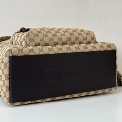 Replica Gucci gg canvas medium Men backpack 824624 Brown