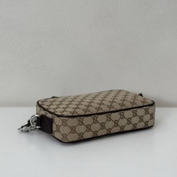 Replica Gucci gg canvas small men crossbody bag 834802 Brown