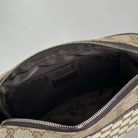 Replica Gucci gg canvas small men crossbody bag 834802 Brown