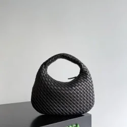 Best Replica Bottega Veneta Veneta Intrecciato Medium Crossbody Bag Black
