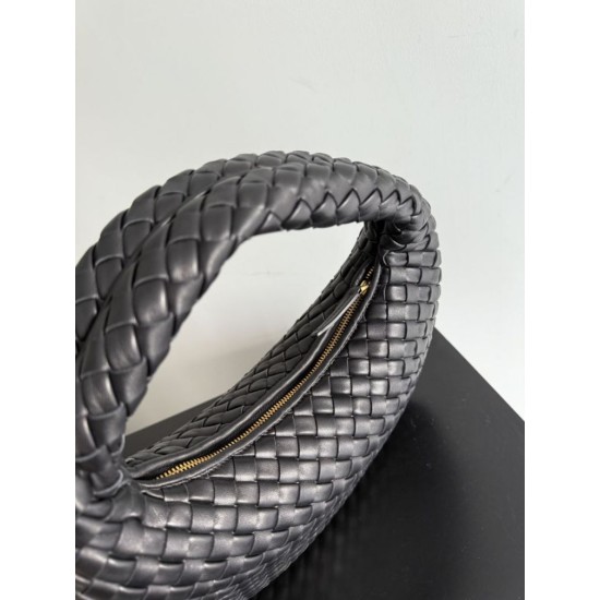 Best Replica Bottega Veneta Veneta Intrecciato Medium Crossbody Bag Black