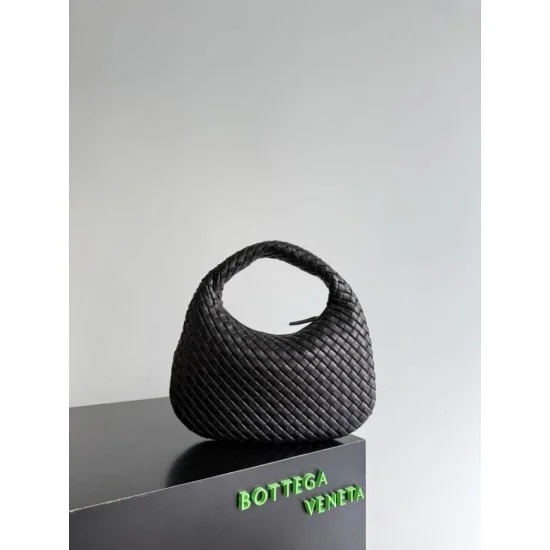 Best Replica Bottega Veneta Veneta Intrecciato Medium Crossbody Bag Black