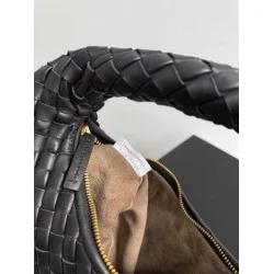 Best Replica Bottega Veneta Veneta Intrecciato Medium Crossbody Bag Black