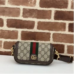 Top Replica Gucci Ophidia Mini Bag 795466 Brown