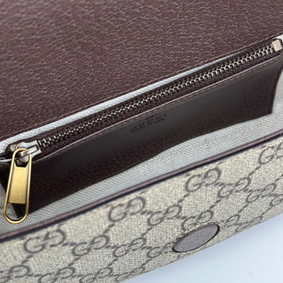 Top Replica Gucci Ophidia Mini Bag 795466 Brown
