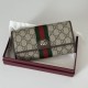 Top Replica Gucci Ophidia Continental Wallet 838485 Brown
