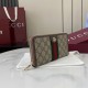 Top Replica Gucci Ophidia Zip Around Wallet 838484 Brown
