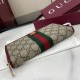 Top Replica Gucci Ophidia Zip Around Wallet 838484 Red