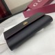 Top Replica Gucci GG Marmont Two-Tone Zip Around Wallet 456117 Black