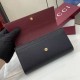 Top Replica Gucci GG Marmont Two-Tone Zip Around Wallet 456117 Black