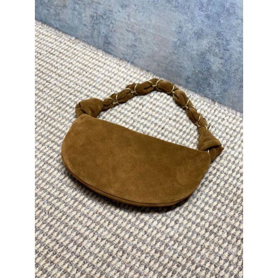 Super Clone Replica YSL Saint Laurent Amalia Hobo Bag in Caramel Suede Top Replica YSL Saint Laurent Amalia Hobo Bag in Caramel Suede
