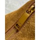 Super Clone Replica YSL Saint Laurent Amalia Hobo Bag in Caramel Suede Top Replica YSL Saint Laurent Amalia Hobo Bag in Caramel Suede