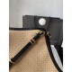 Top Replica Bags Chanel Maxi Shopping Tote Small/Large AS5463 Raffia/Calfskin Brown/Black