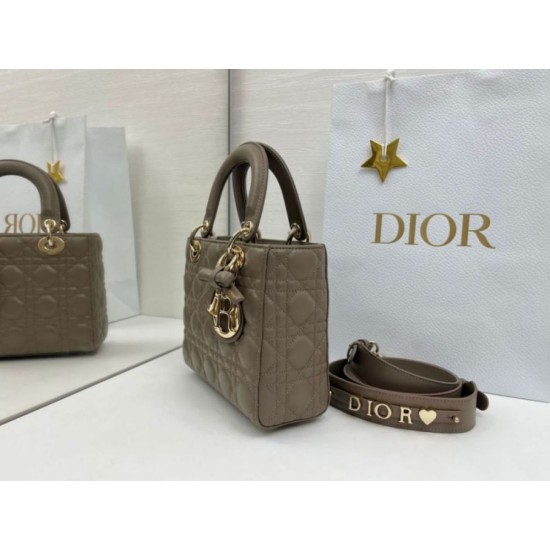 Super Clone Replica Dior Lady Dior My ABC Dior Small Arco Bag with D.I.O.R. Pendant in Stone Gray Metal Top Replica Dior Lady Dior My ABC Dior Small Arco Bag with D.I.O.R. Pendant in Stone Gray Metal