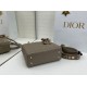 Super Clone Replica Dior Lady Dior My ABC Dior Small Arco Bag with D.I.O.R. Pendant in Stone Gray Metal Top Replica Dior Lady Dior My ABC Dior Small Arco Bag with D.I.O.R. Pendant in Stone Gray Metal