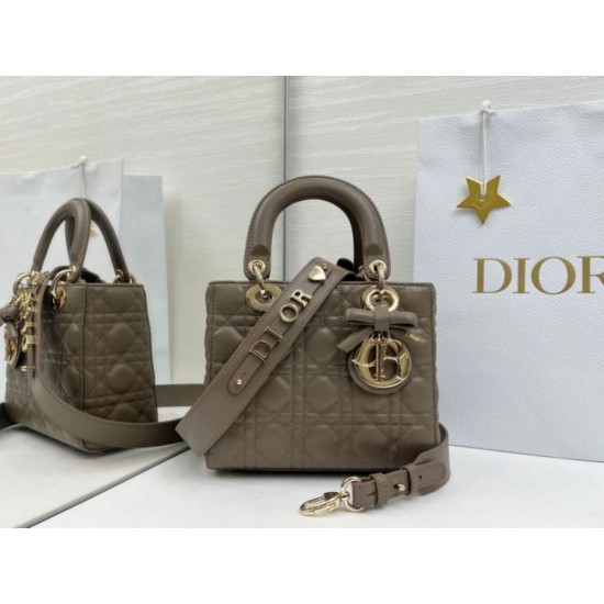 Super Clone Replica Dior Lady Dior My ABC Dior Small Arco Bag with D.I.O.R. Pendant in Stone Gray Metal Top Replica Dior Lady Dior My ABC Dior Small Arco Bag with D.I.O.R. Pendant in Stone Gray Metal