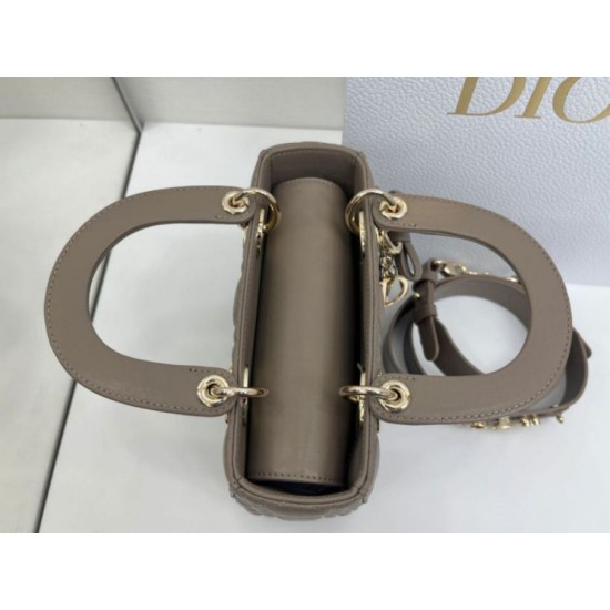 Super Clone Replica Dior Lady Dior My ABC Dior Small Arco Bag with D.I.O.R. Pendant in Stone Gray Metal Top Replica Dior Lady Dior My ABC Dior Small Arco Bag with D.I.O.R. Pendant in Stone Gray Metal