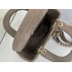 Super Clone Replica Dior Lady Dior My ABC Dior Small Arco Bag with D.I.O.R. Pendant in Stone Gray Metal Top Replica Dior Lady Dior My ABC Dior Small Arco Bag with D.I.O.R. Pendant in Stone Gray Metal