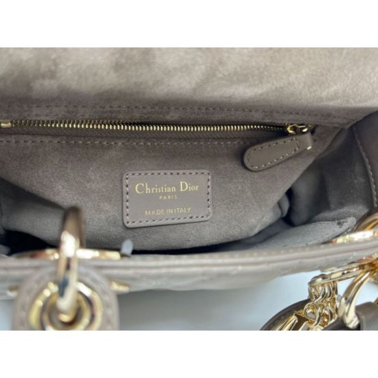 Super Clone Replica Dior Lady Dior My ABC Dior Small Arco Bag with D.I.O.R. Pendant in Stone Gray Metal Top Replica Dior Lady Dior My ABC Dior Small Arco Bag with D.I.O.R. Pendant in Stone Gray Metal