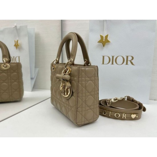 Super Clone Replica Dior Lady Dior My ABC Dior Small Arco Bag with D.I.O.R. Pendant Taupe Grey metal Top Replica Dior Lady Dior My ABC Dior Small Arco Bag with D.I.O.R. Pendant Taupe Grey metal