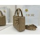 Super Clone Replica Dior Lady Dior My ABC Dior Small Arco Bag with D.I.O.R. Pendant Taupe Grey metal Top Replica Dior Lady Dior My ABC Dior Small Arco Bag with D.I.O.R. Pendant Taupe Grey metal