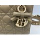 Super Clone Replica Dior Lady Dior My ABC Dior Small Arco Bag with D.I.O.R. Pendant Taupe Grey metal Top Replica Dior Lady Dior My ABC Dior Small Arco Bag with D.I.O.R. Pendant Taupe Grey metal