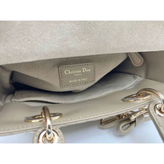 Super Clone Replica Dior Lady Dior My ABC Dior Small Arco Bag with D.I.O.R. Pendant Taupe Grey metal Top Replica Dior Lady Dior My ABC Dior Small Arco Bag with D.I.O.R. Pendant Taupe Grey metal