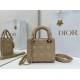 Super Clone Replica Dior Mini Lady Dior Arco bag with D.I.O.R charms and beige Top Replica Dior Mini Lady Dior Arco bag with D.I.O.R charms and beige