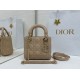Super Clone Replica Dior Mini Lady Dior Arco bag with D.I.O.R charms and beige Top Replica Dior Mini Lady Dior Arco bag with D.I.O.R charms and beige