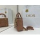 Super Clone Replica Dior Mini Lady Dior Arco bag with D.I.O.R charms and powder pink Top Replica Dior Mini Lady Dior Arco bag with D.I.O.R charms and powder pink