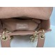 Super Clone Replica Dior Mini Lady Dior Arco bag with D.I.O.R charms and powder pink Top Replica Dior Mini Lady Dior Arco bag with D.I.O.R charms and powder pink