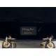 Super Clone Replica Dior Mini Lady Dior Arco bag with black D.I.O.R charms and gold hardware Top Replica Dior Mini Lady Dior Arco bag with black D.I.O.R charms and gold hardware