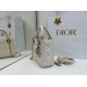 Super Clone Replica Dior Mini Lady Dior Arco bag with white D.I.O.R charms and gold hardware Top Replica Dior Mini Lady Dior Arco bag with white D.I.O.R charms and gold hardware
