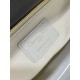 Top Replica Dior small Lady Dior My ABCDior bag in white cannage metal with D.I.O.R charm
