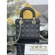 Super Clone Replica Dior small Lady Dior My ABCDior bag with D.I.O.R lambskin pendant in black cannage Top Replica Dior small Lady Dior My ABCDior bag with D.I.O.R lambskin pendant in black cannage