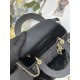 Super Clone Replica Dior small Lady Dior My ABCDior bag with D.I.O.R lambskin pendant in black cannage Top Replica Dior small Lady Dior My ABCDior bag with D.I.O.R lambskin pendant in black cannage